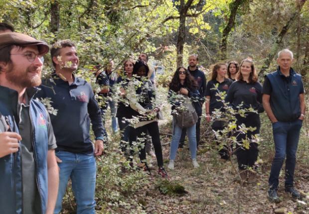 Tournée "futaie irrégulière" et "futaie régulière" - Photo Camille Loudun © CNPF